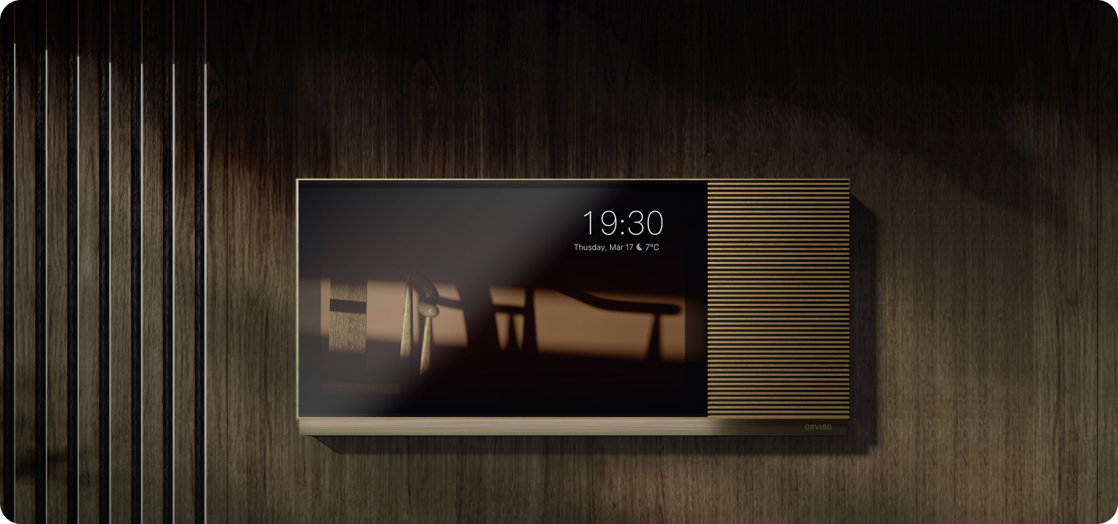 Walnut Speaker Decorative SurfaceSelected walnut wood Hand polishing process